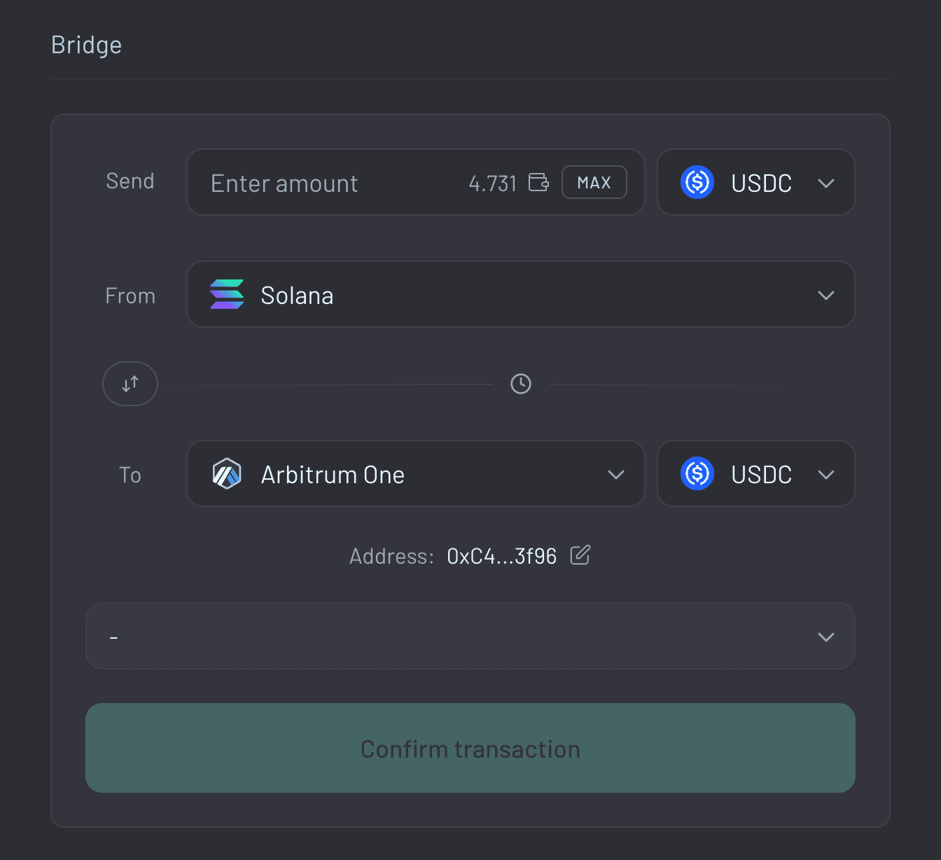 How to bridge to HyperEVM (Step 3) Select USDC or USDT and your origin chain.