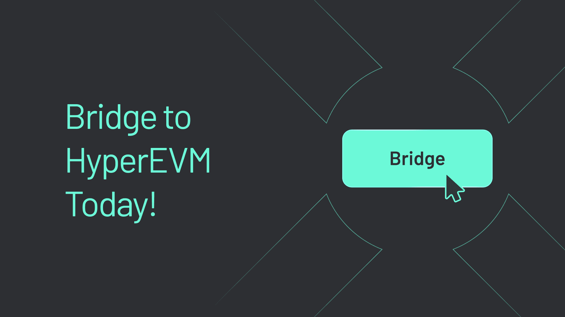 Across Is Live on HyperEVM (Graphic 1) Bridge to and from HyperEVM with Across today!